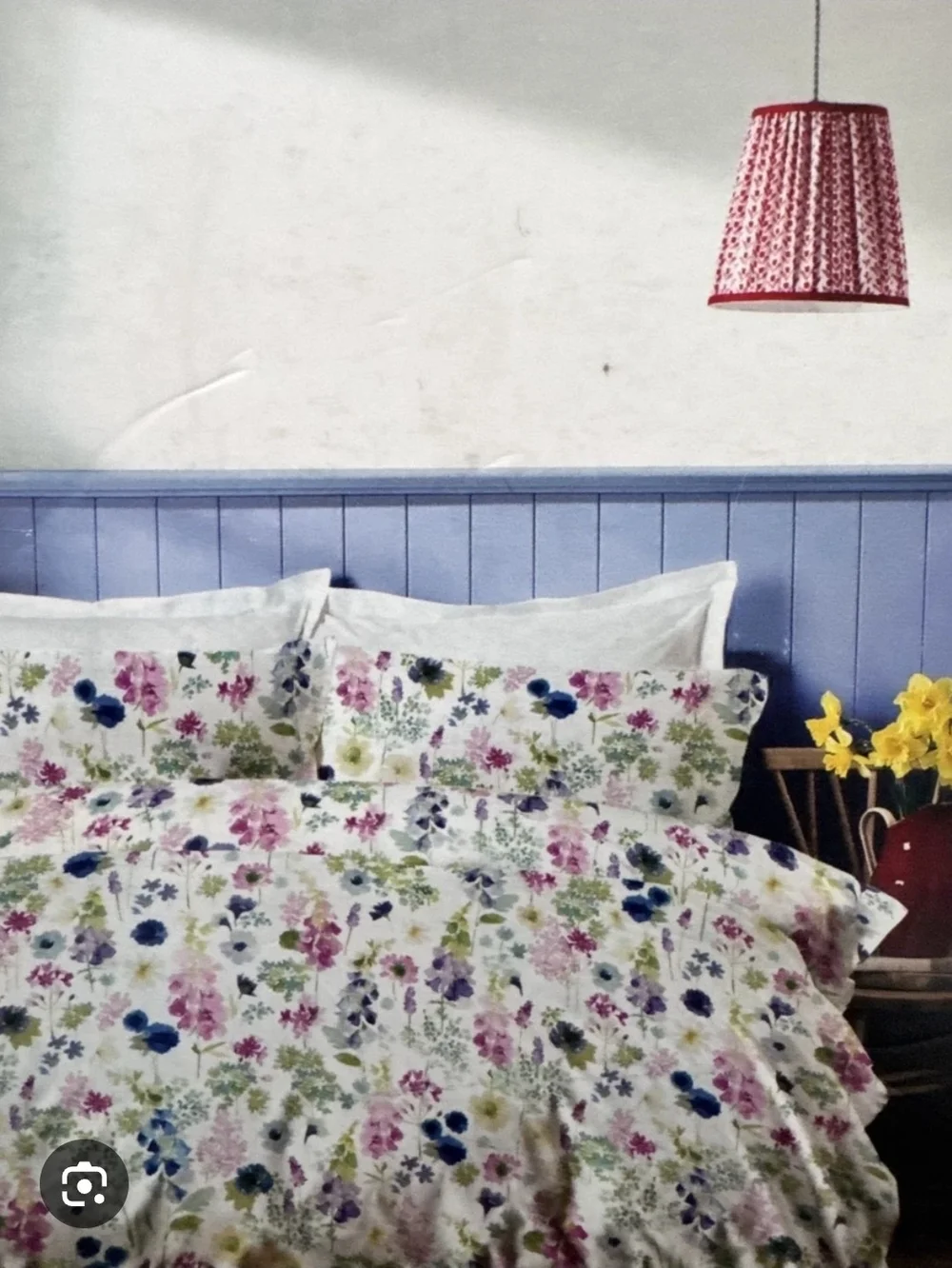 BLUEBELLGRAY DUVET COVER SET FOXGLOVE King 3 pc set OEKOTEX 100% Cotton, NWT